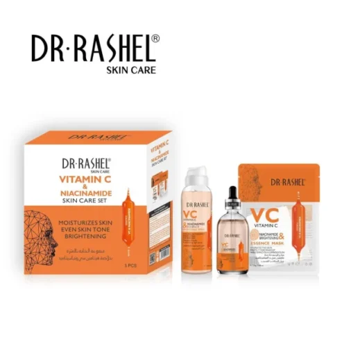 Dr Rashel Vitamin C Vc And Niacinamide Brightening Skin Care Set – 3 Pcs/set