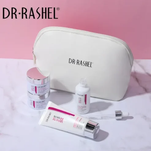 Dr. Rashel White Skin Whitening Fade Spot 4 Piece Skin Care Set With Bag