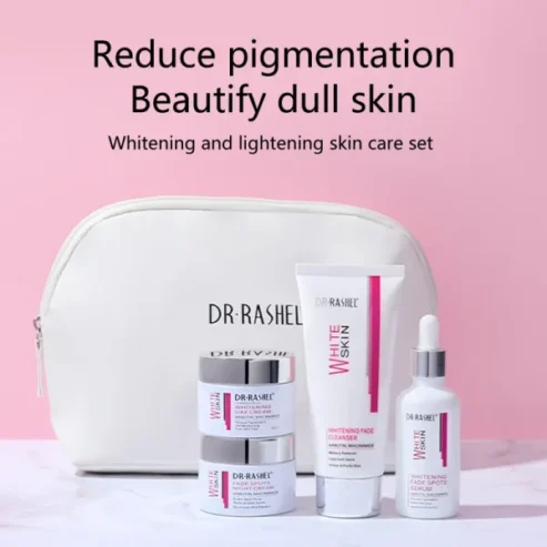 Dr. Rashel White Skin Whitening Fade Spot 4 Piece Skin Care Set With Bag