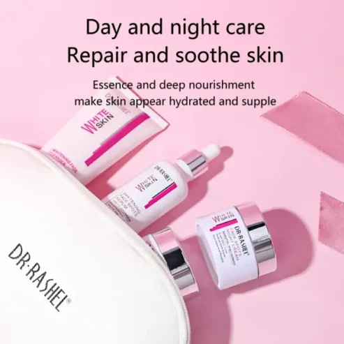 Dr. Rashel White Skin Whitening Fade Spot 4 Piece Skin Care Set With Bag