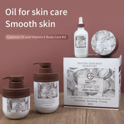 Estelin Coconut Oil & Vitamin E Body Care Set – 4pcs/set