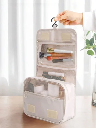 Hanging Travel Toiletry Bag | Waterproof Travel Makeup Cosmetic Organizer