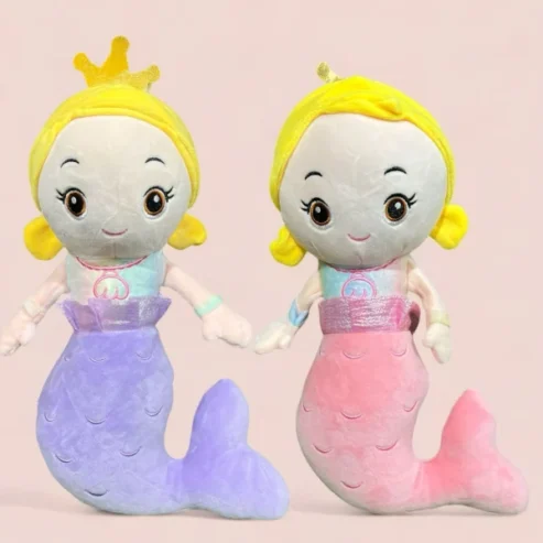 Mermaid Plush Toy | Super Soft Stuffed Plush Toy For Kids Baby Boy’s & Girl’s – 40 Cm (random Color)