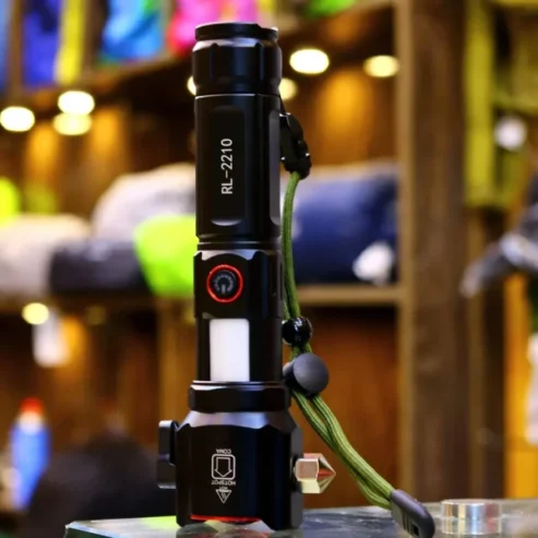 Super Powerful 2-in-1 Emergency Flashlight & Charging Bank Waterproof Led